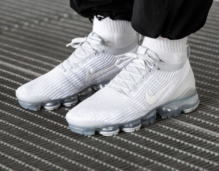 nike vapormax flyknit blanche