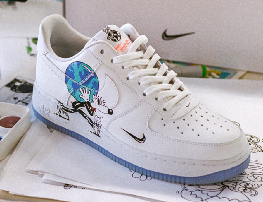 Nike air force 1 qs flyleather earth day deals