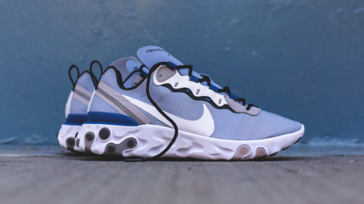 Nike react element 55 bleu ciel outlet
