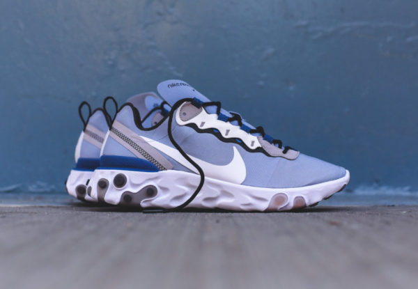 nike react element 55 homme bleu