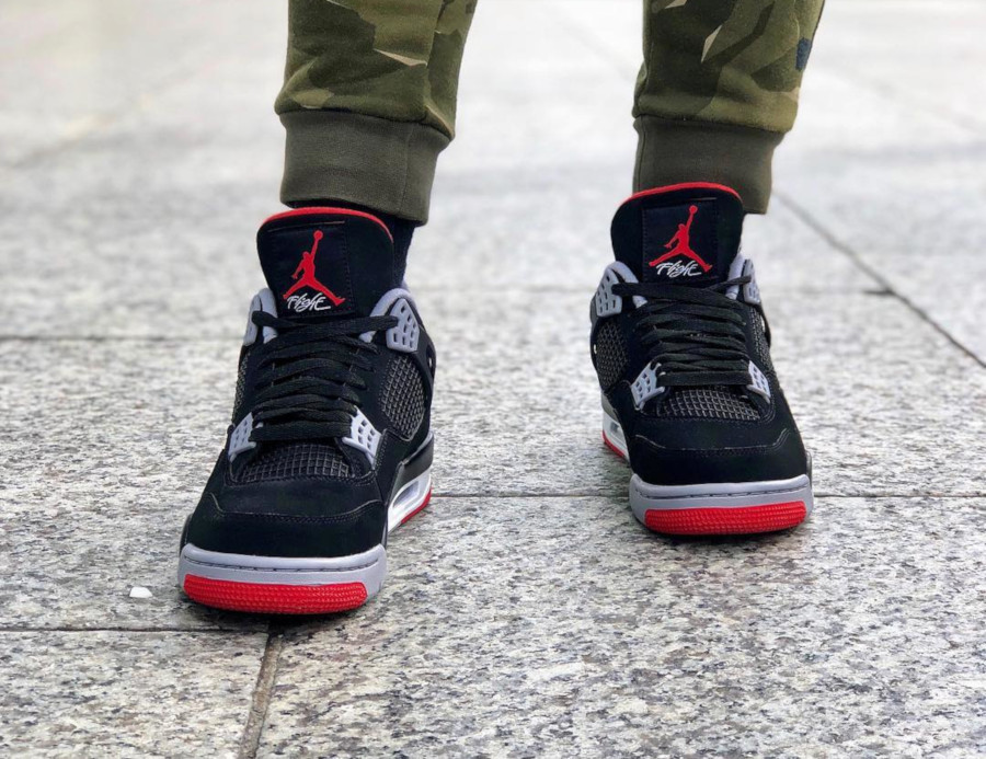 jordan 4 bred stock