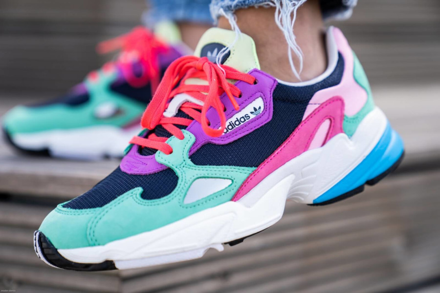 adidas w falcon multicolor