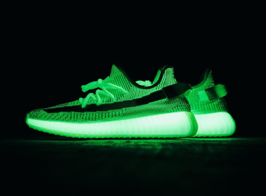 yeezy 350 vert fluo