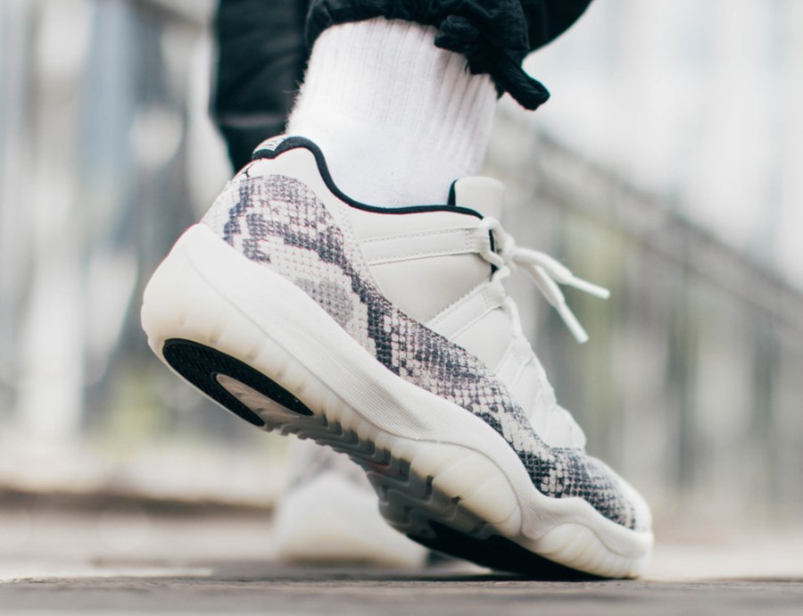 nike air jordan retro 11 low snakeskin