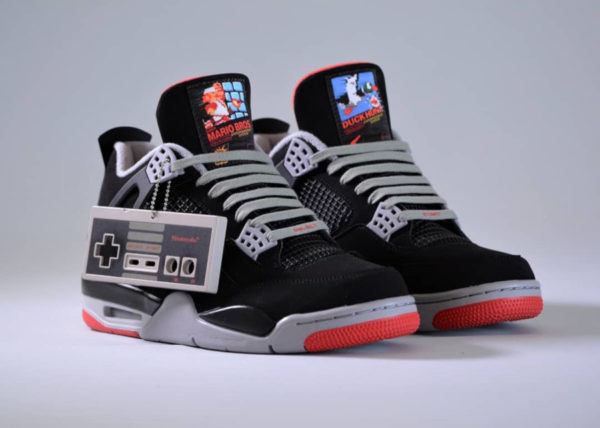 Air Jordan 4 Retro Bred Nintendo Nes 'Super Mario Bros'