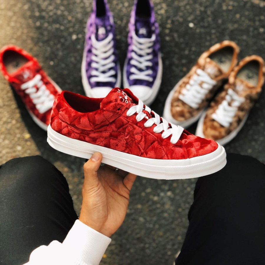 converse x golf le fleur red