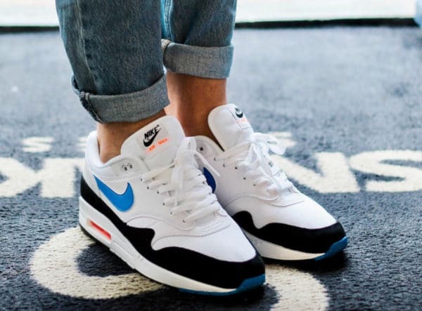 nike air max 1 blue and orange