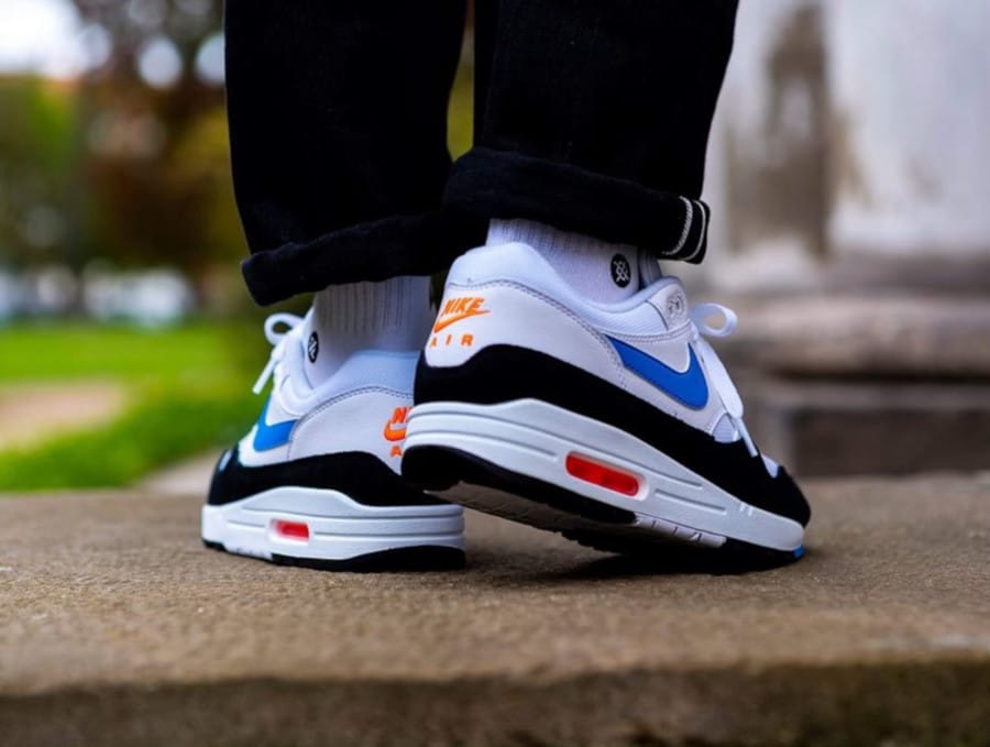 nike air max 1 photo blue total orange