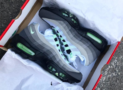 nike air max 95 white fresh mint granite dust