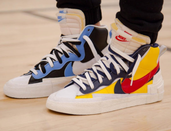 sacai x nike blazer mid varsity maize