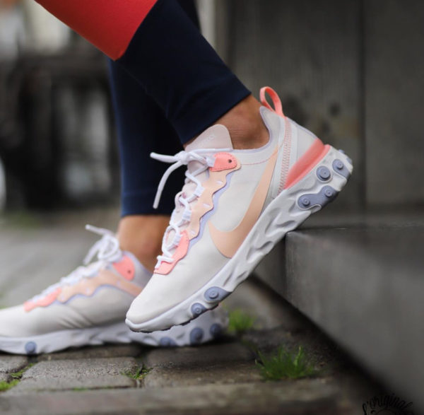 nike react element 87 femme rose
