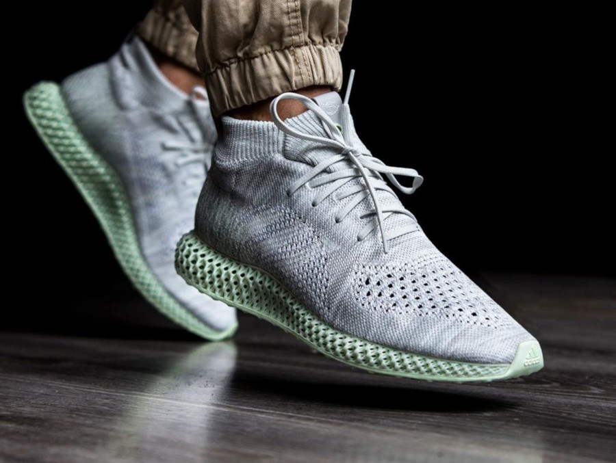 Adidas Consortium Runner Mid 4D Grey Aero Green