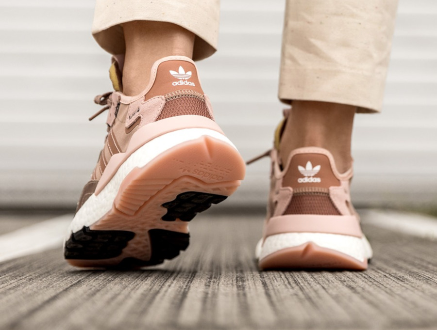 adidas nite jogger femme rose