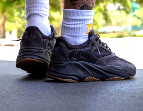 yeezy utility black 700 on feet