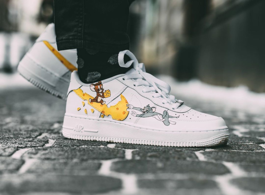 custom air force 1 tom and jerry