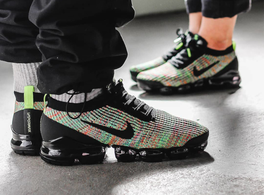 Nike Air Vapormax Flyknit 3.0 Black Multicolor (4)