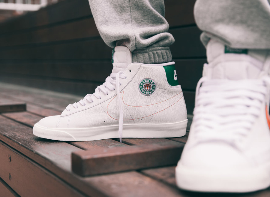 men stranger things x nike blazer mid hawkins high