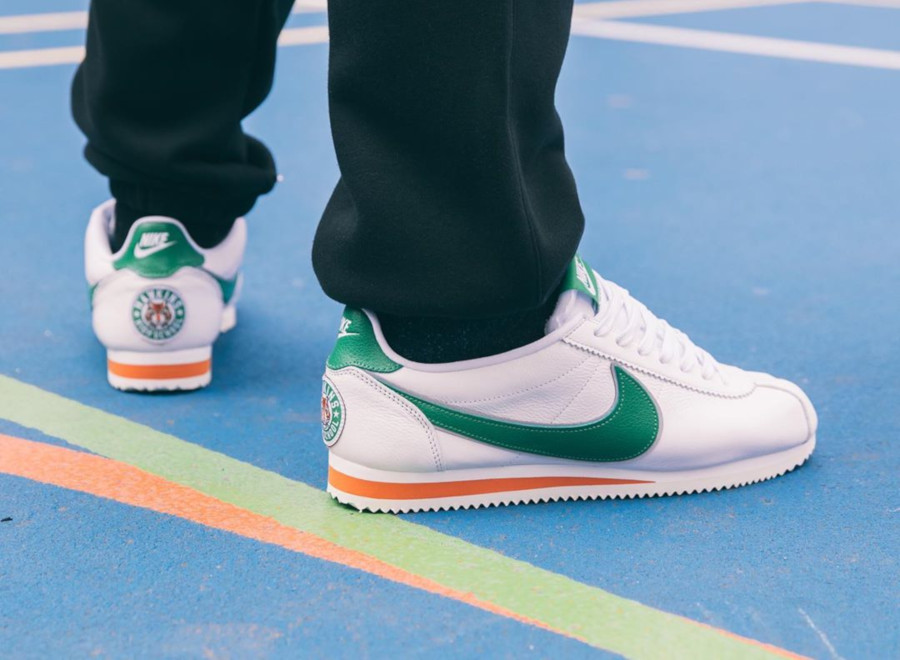 nike cortez og on feet