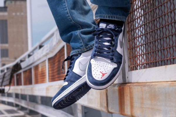 nike sb air jordan 1 low qs midnight navy