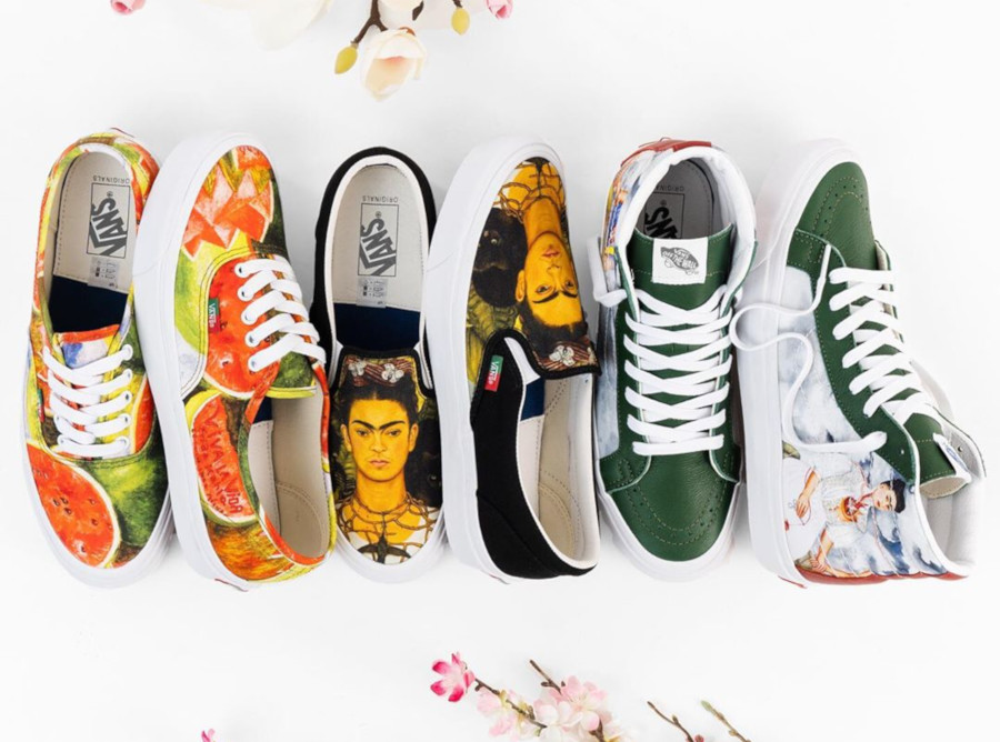 vans slip on frida kahlo