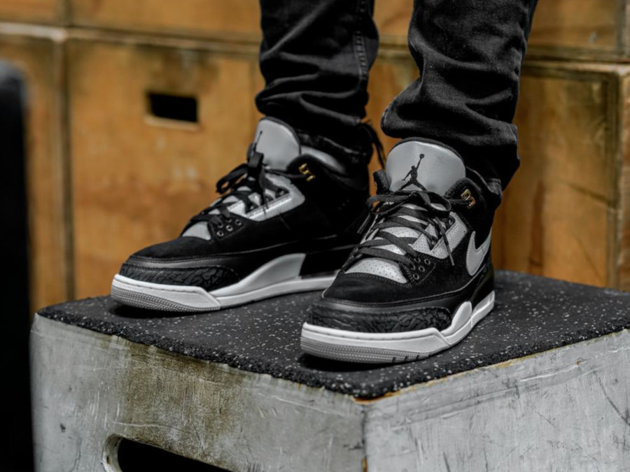 jordan 3 black cement suede