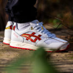 Asics Gel Saga White Speed Red