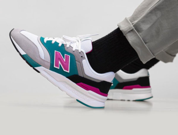 new balance bleu turquoise et rose