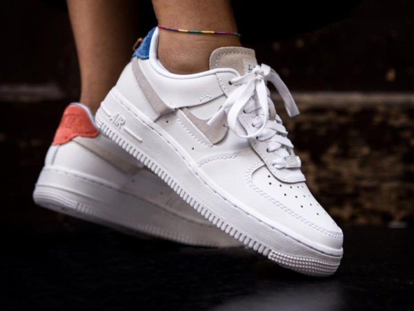 nike air force 1 lx inside out white