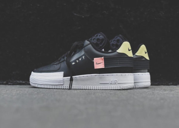 Nike Air Force 1 Low Drop Type N354 Black Pink Tint