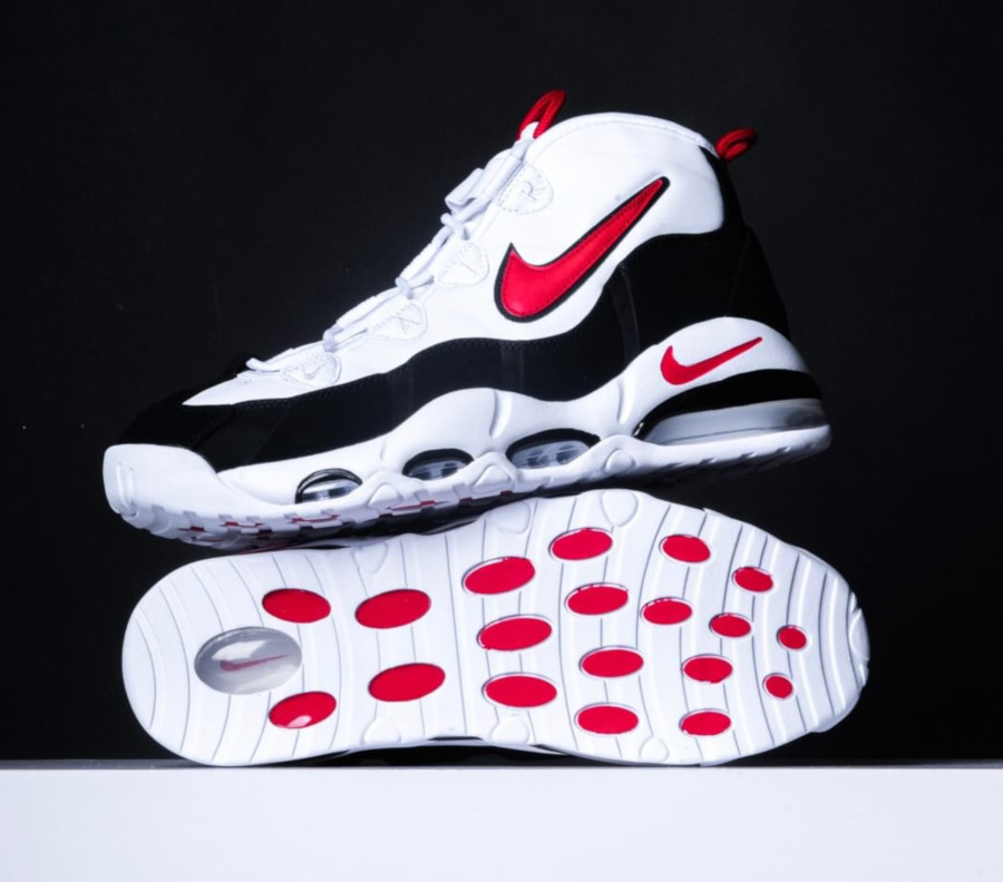 Nike Air Max Scottie Pippen 95 blanche rouge et noire (1-1)