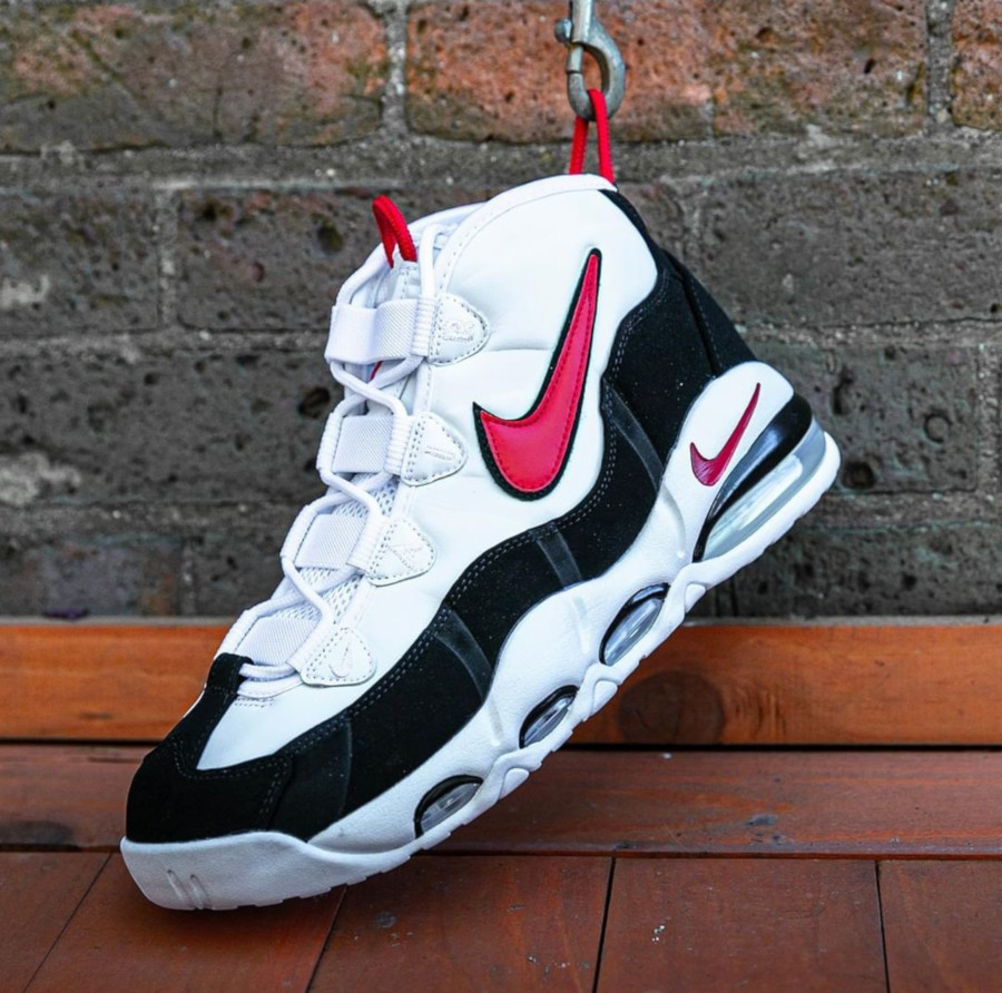 Nike Air Max Scottie Pippen 95 blanche rouge et noire (1)