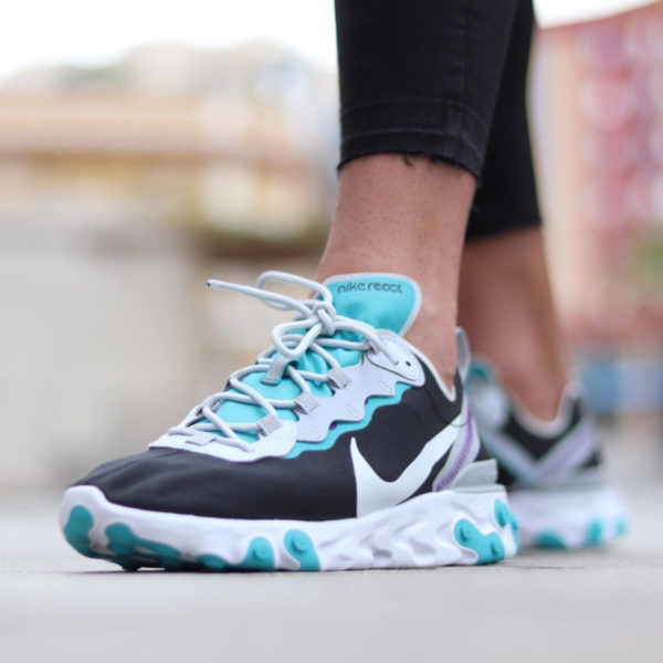 nike react element 55 homme bleu