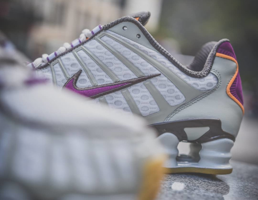 Nike Shox Total grise et violet (exclusivité Size) (1)