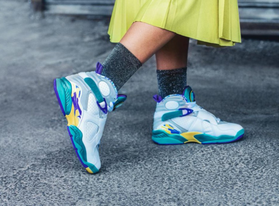 Faut-il acheter la Air Jordan 8 Wmns Retro White Aqua CI1236-100 ?