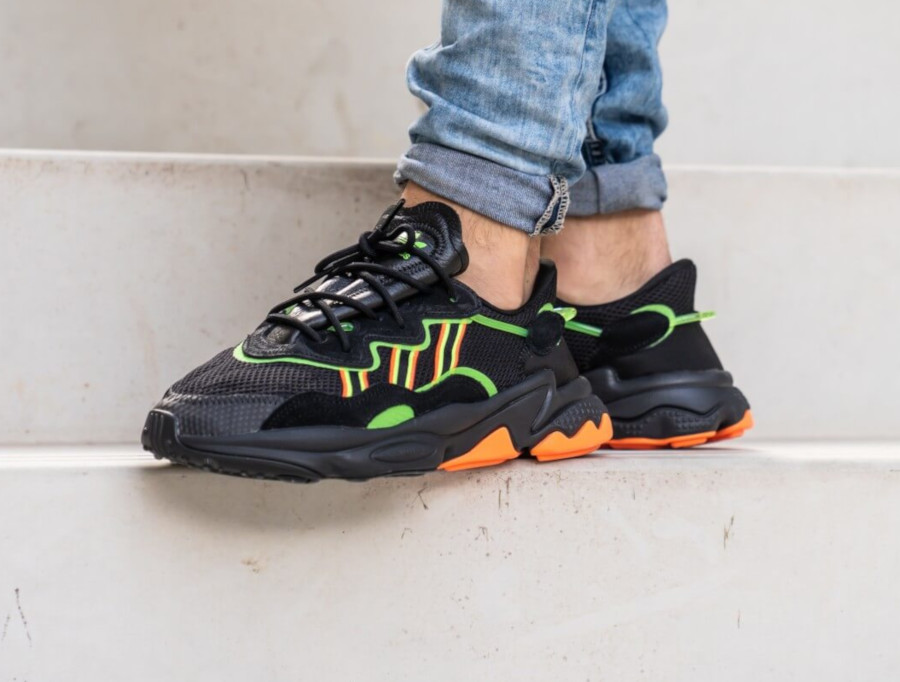 adidas ozweego noir vert