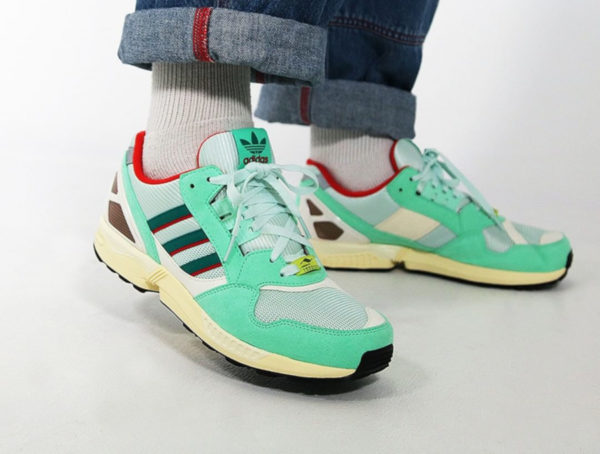 Adidas Torsion ZX9000 OG Mint Scarlet Yellow FU8403