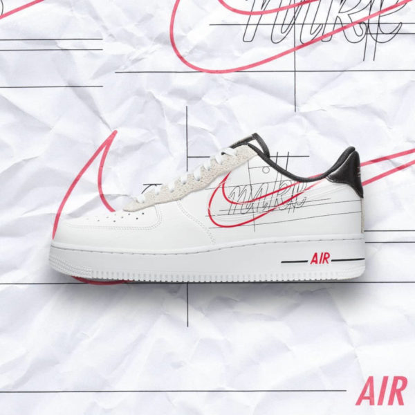 air force 1 logo noir