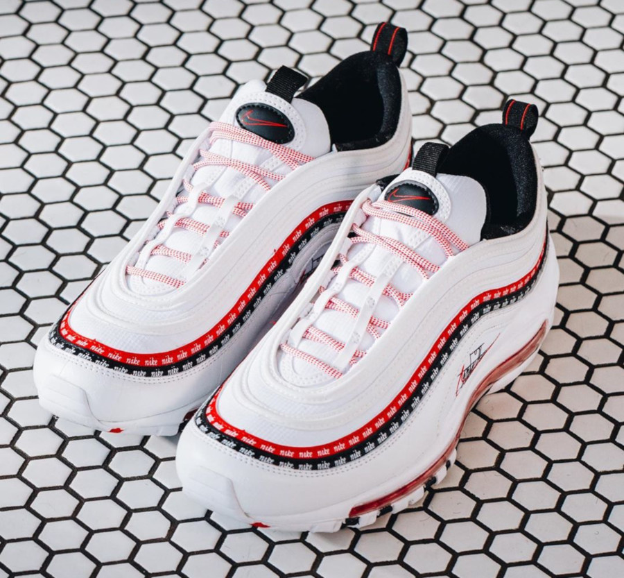 nike air max 97 rouge et blanc