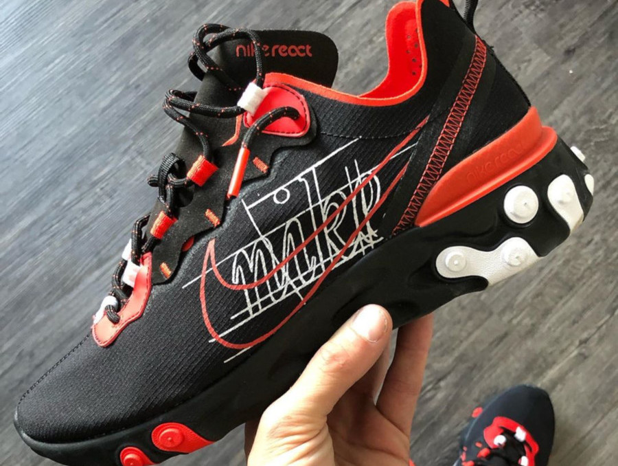 nike react element 55 script swoosh