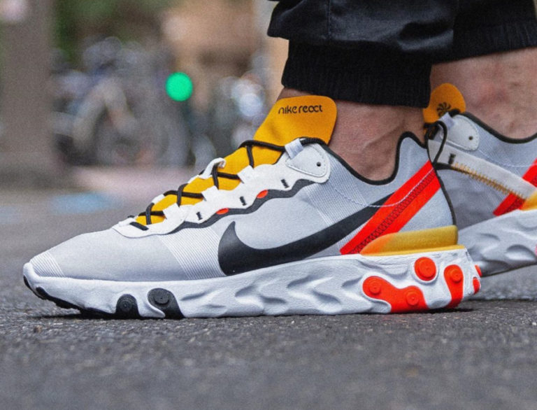 nike react element 55 homme bleu