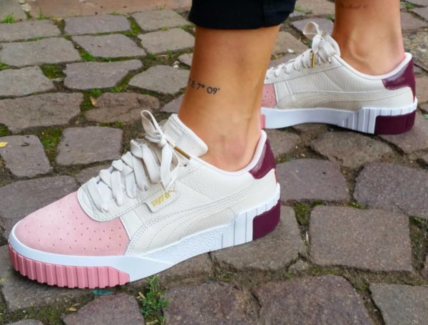 puma cali rose et noir