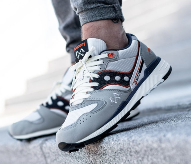 bleu de paname x saucony