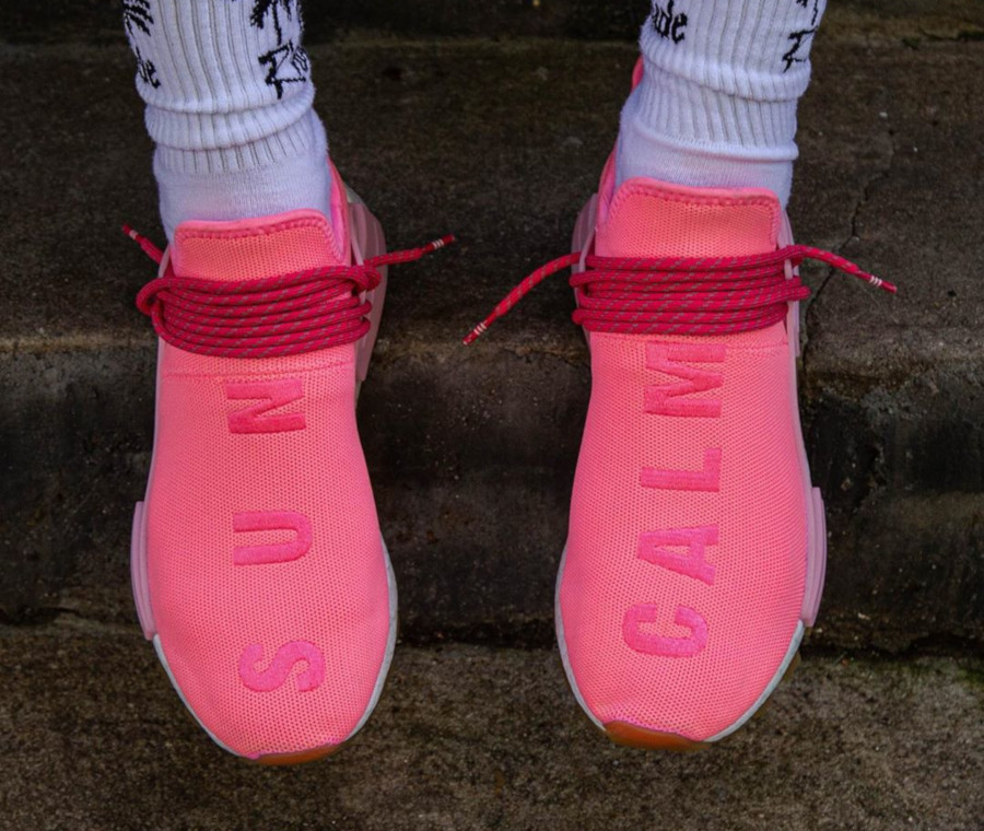 Hi Vis Vibes Arrive On The Pharrell x adidas NMD Hu Know