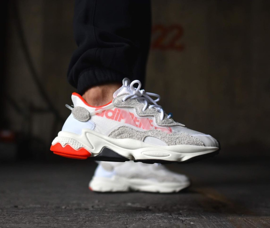 Adidas Ozweego 2019 blanche grise et rouge EH0252 (3)