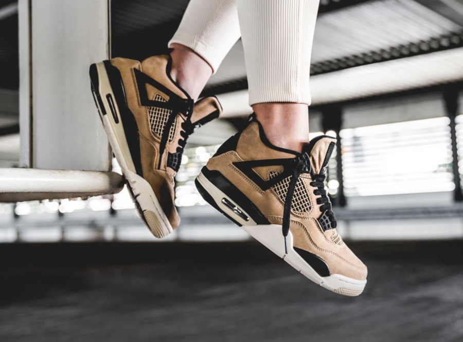 womens air jordan 4 retro mushroom