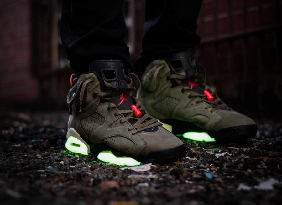 air jordan 6 travis scott medium olive