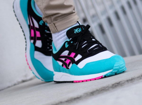 asics gel saga blue pink