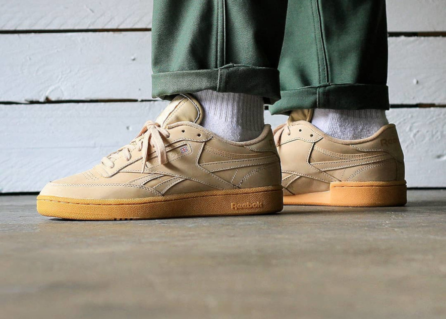 reebok club metallic