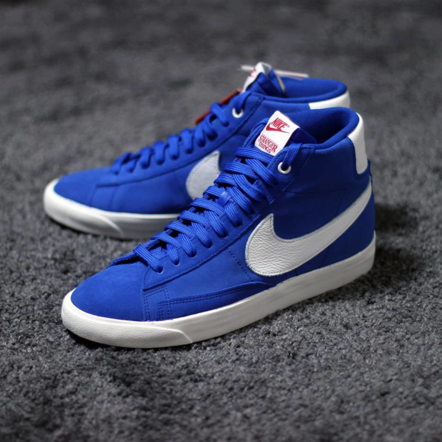 nike blazer bleu electrique