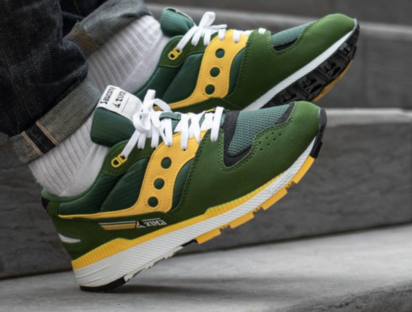 saucony grid 8000 jaune